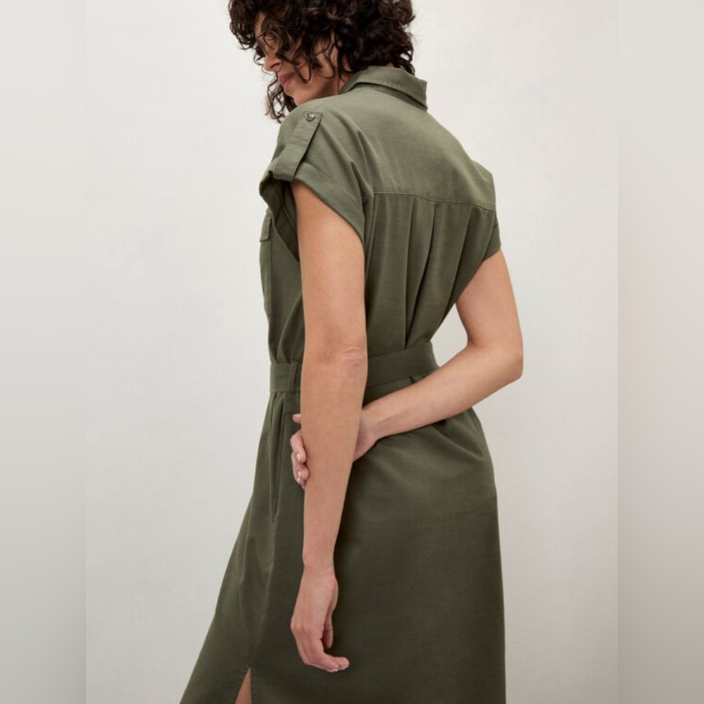 Apricot 2OIF 🍑- Khaki Dress - Picture 4 of 4